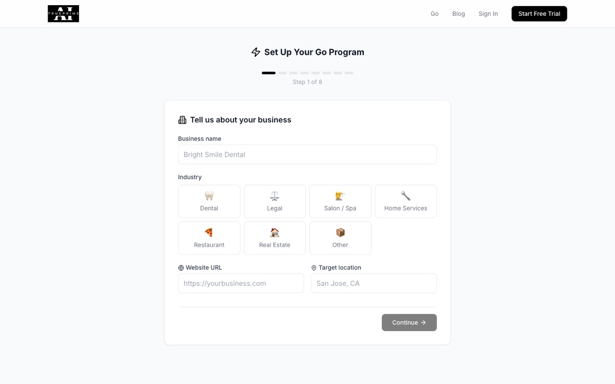10-minute setup wizard